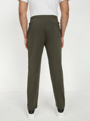 Olive Green  Cross Pocket Regular Fit Lower