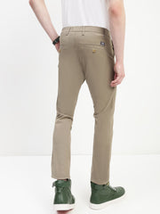 Dark Beige Comfort Fit Chinos Paint