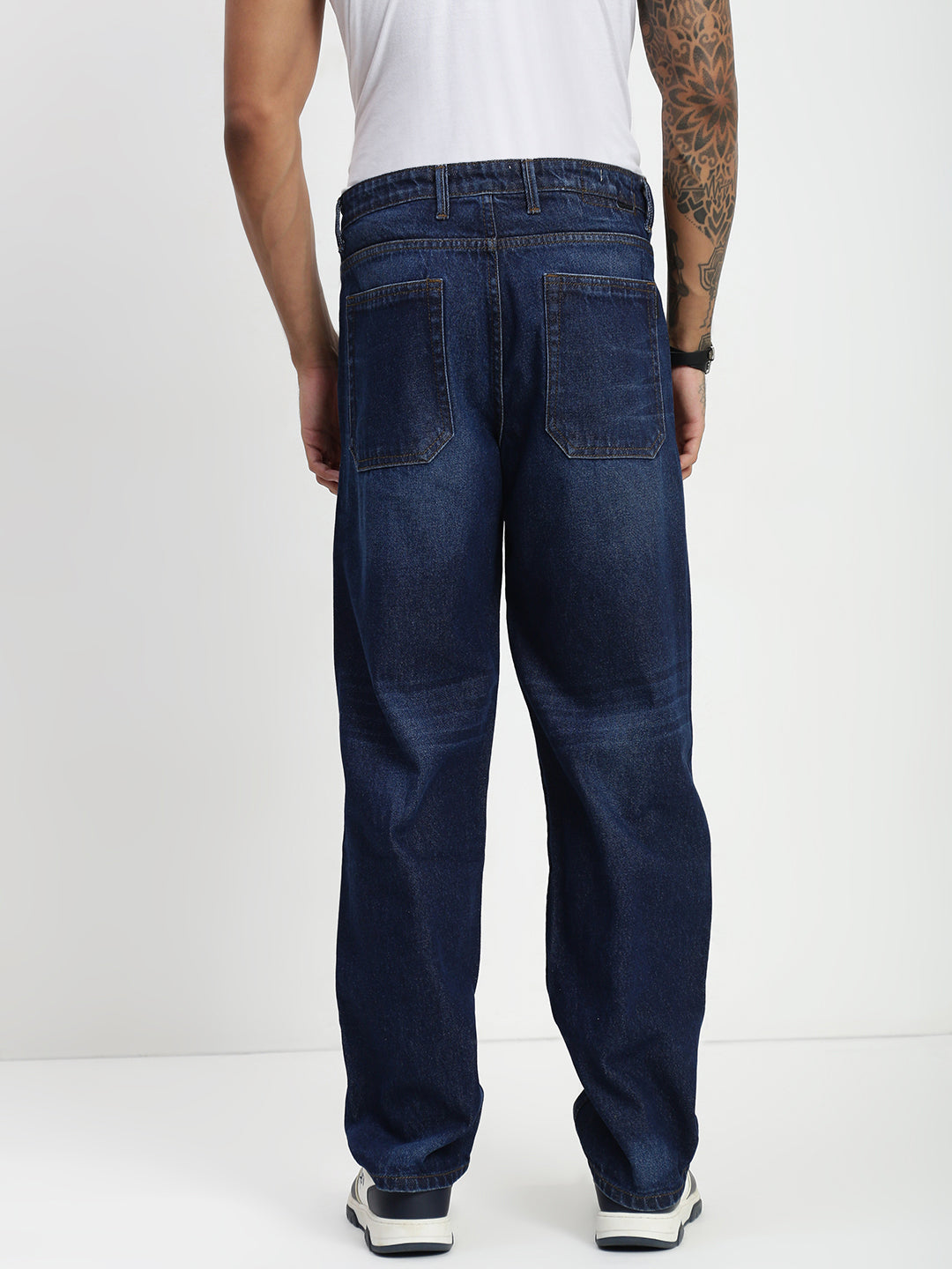 Dark Blue Baggy Fit Jeans