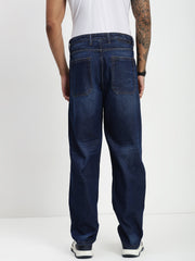 Dark Blue Baggy Fit Jeans