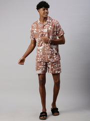 Printed Regular Fit Co-Ords For Men’s