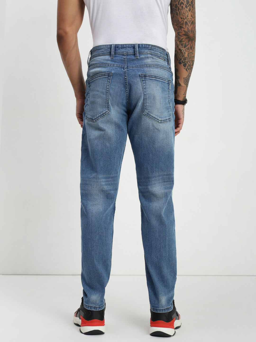 Light Blue Slim Fit Stretchable Jeans
