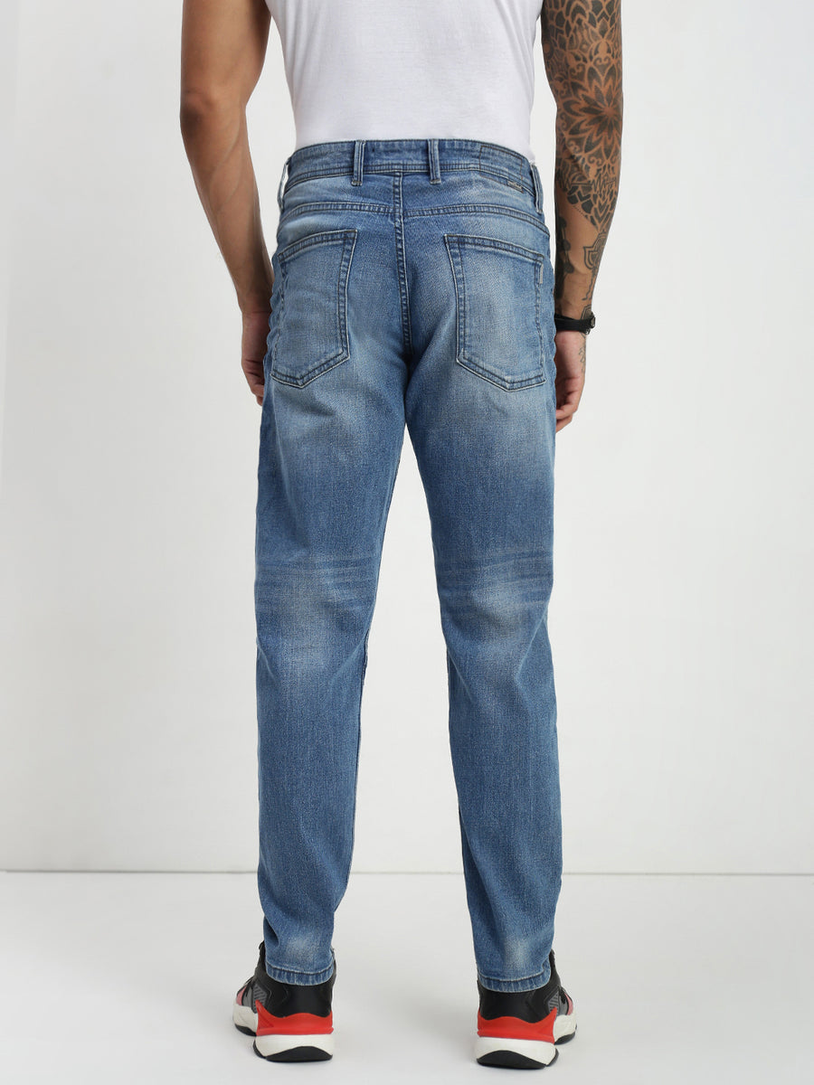 Light Blue Slim Fit Stretchable Jeans