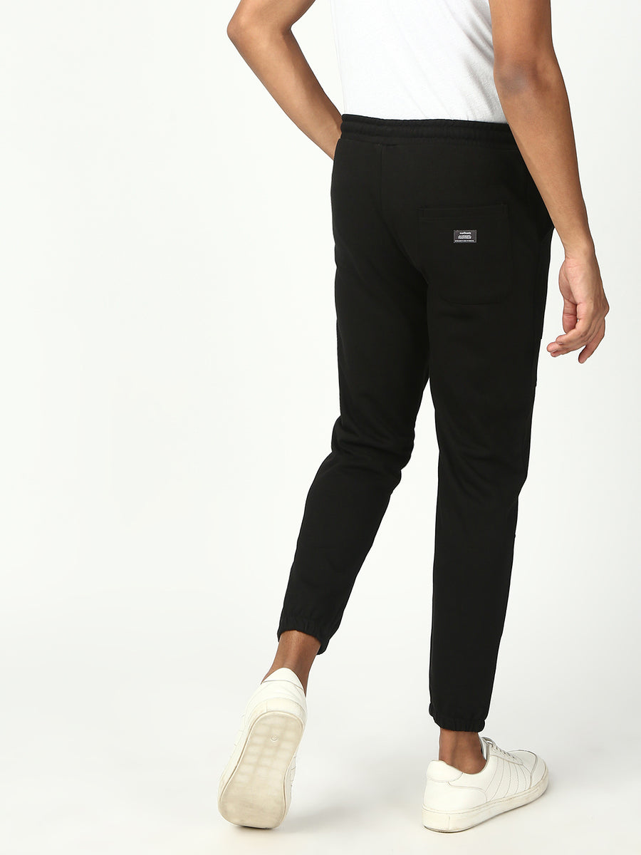 Black Slim Fit Stretchable Jogger