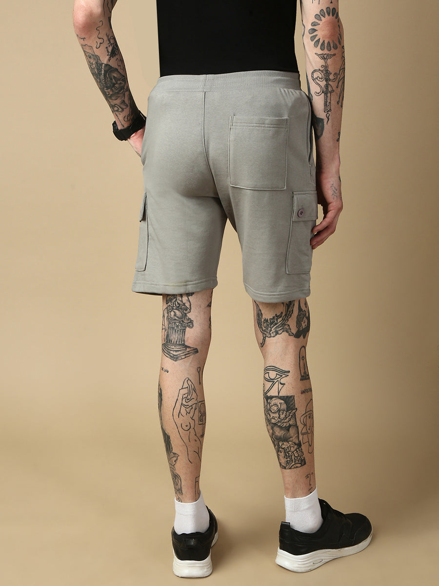 Grey Relax Fit Shorts