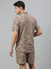Printed Regular Fit Co-Ords For Men’s