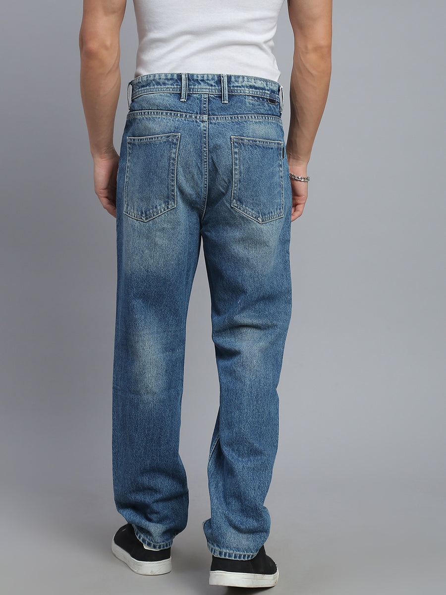 Blue Straight Fit Jeans