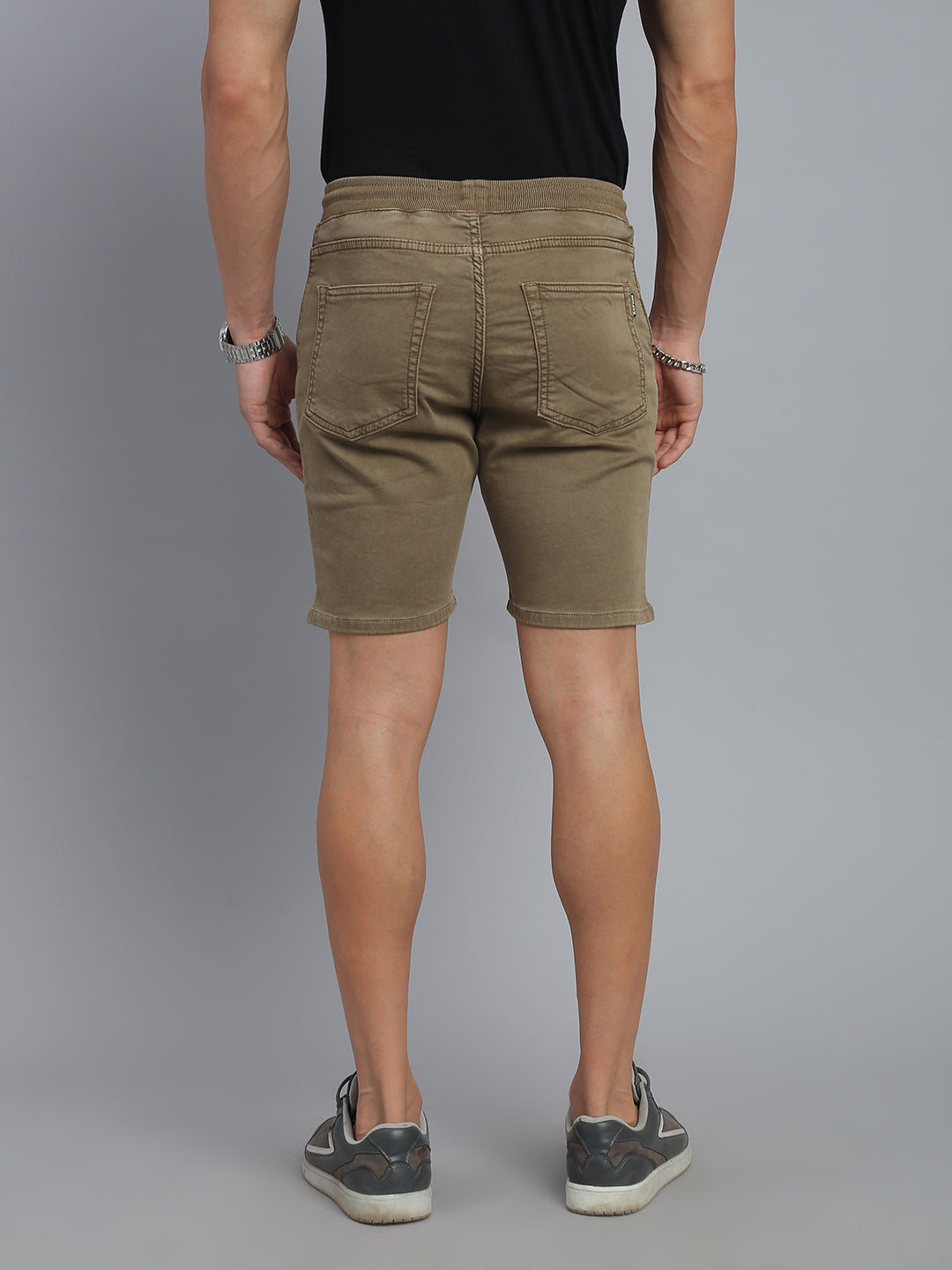 Mud Brown Comfort Fit Shorts