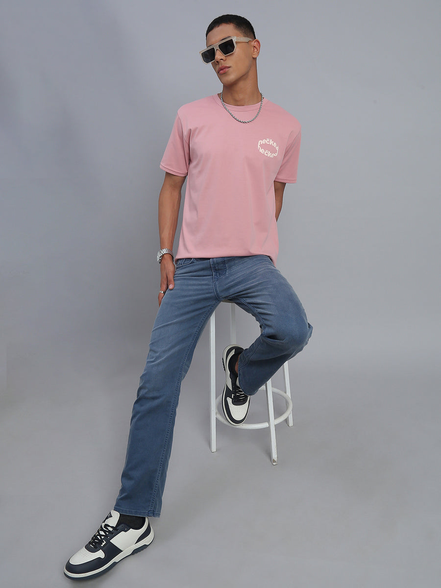 Blush Pink Polo Cotton T-Shirt