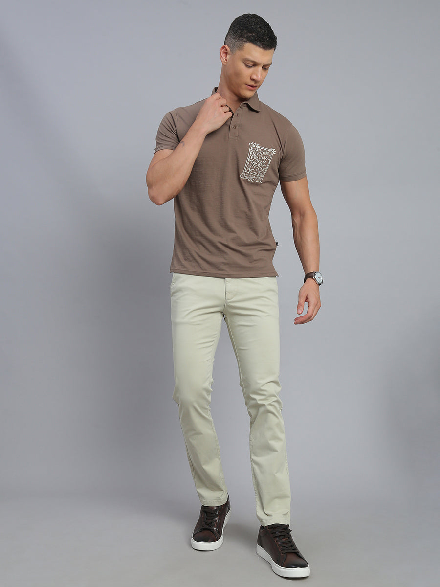 Ivory Comfort Slim Fit Chinos Paint