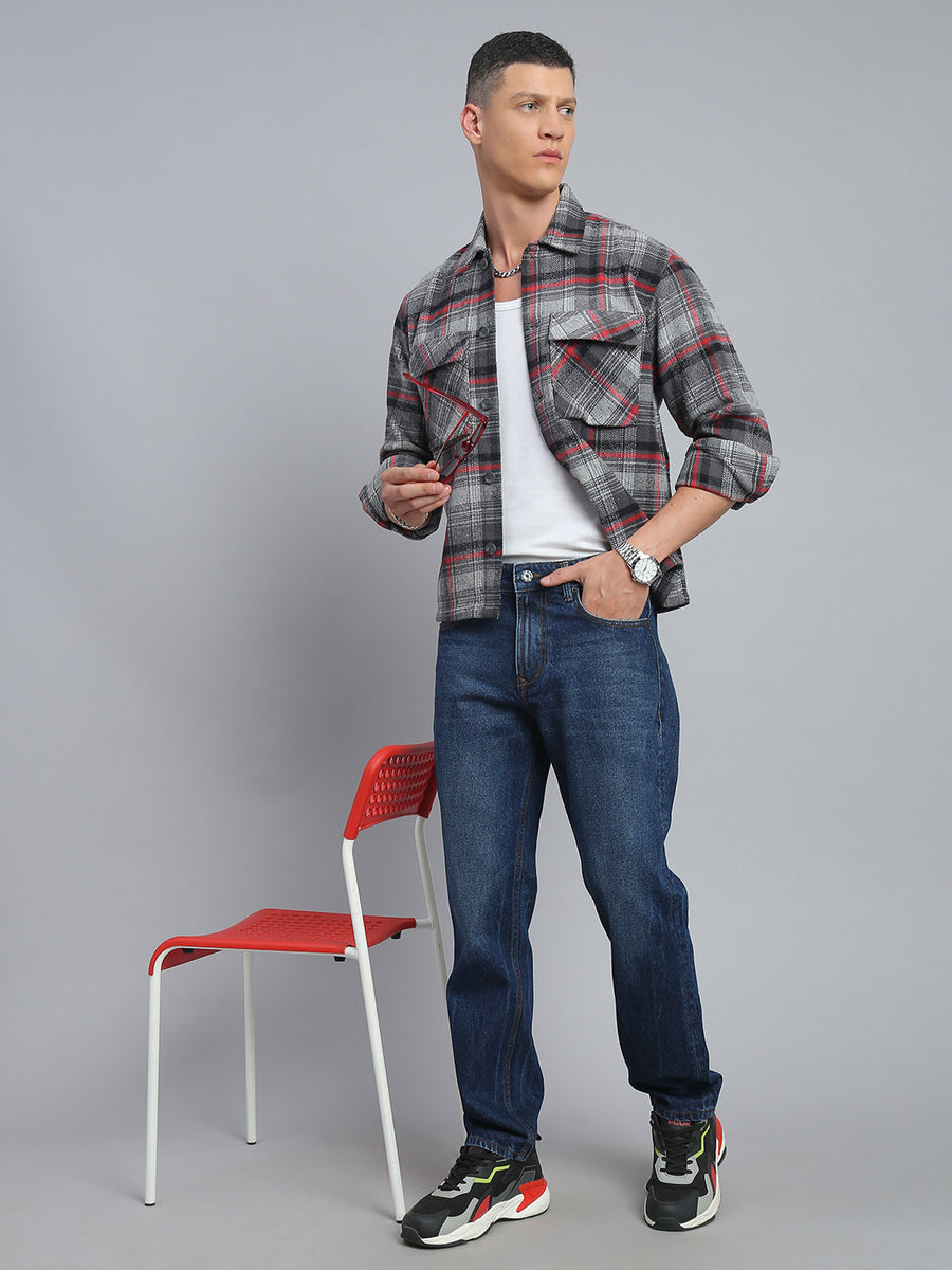 Dark Blue Comfort Fit Jeans