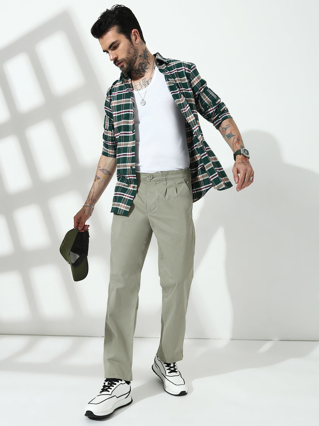 Light Pista Straight Fit Cotton Pant