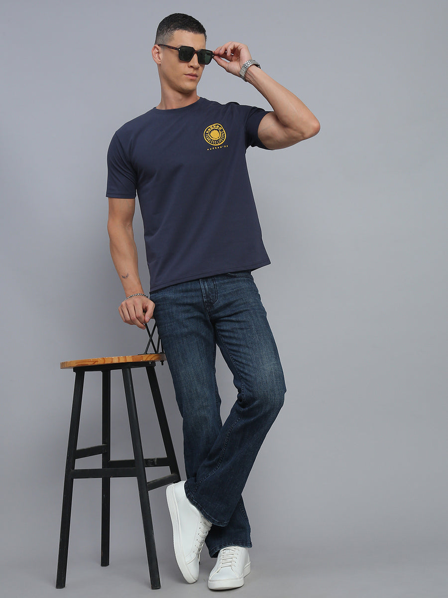 Blue Polo Cotton T-Shirt