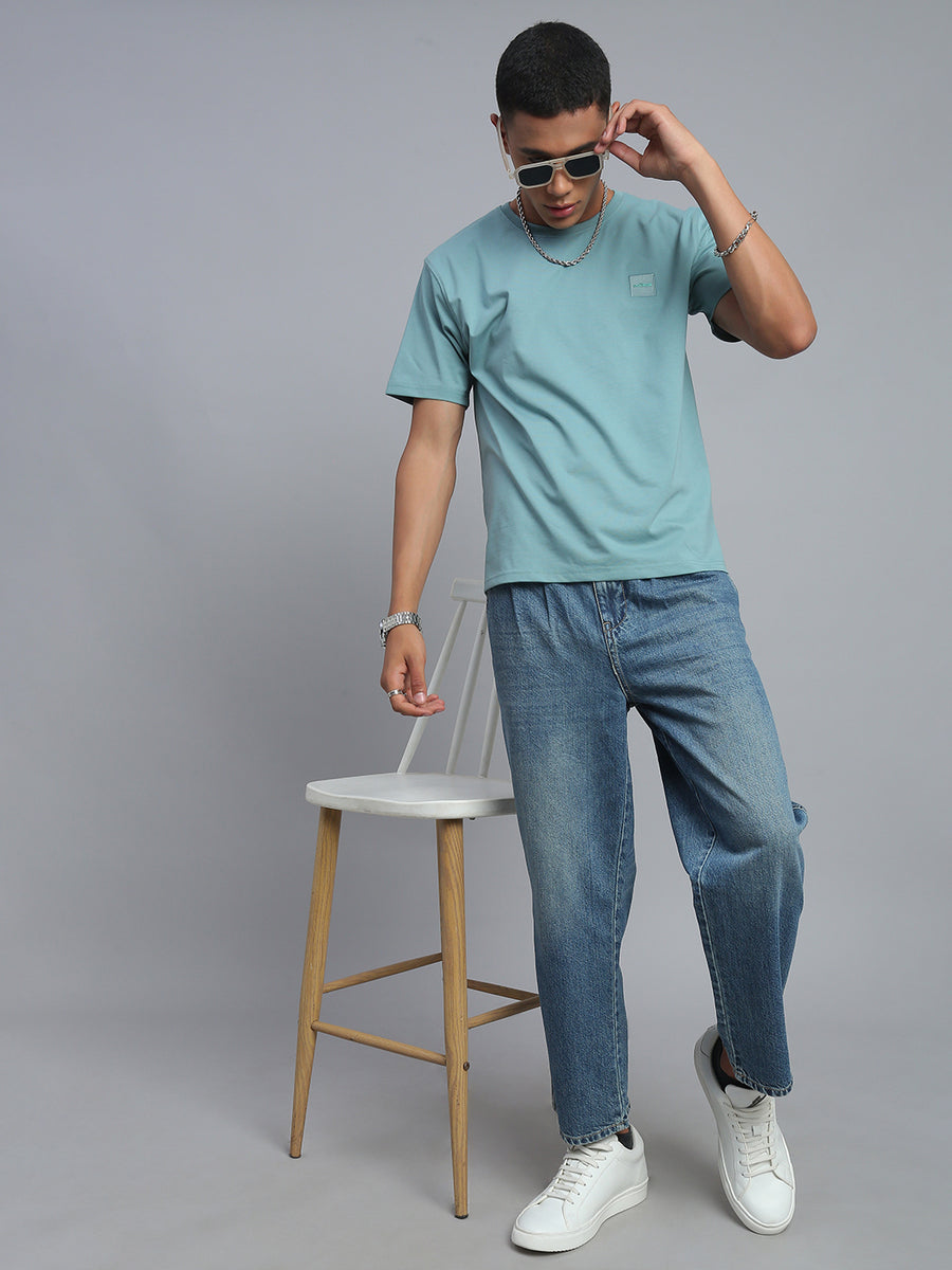 Light Blue Straight Fit Jeans