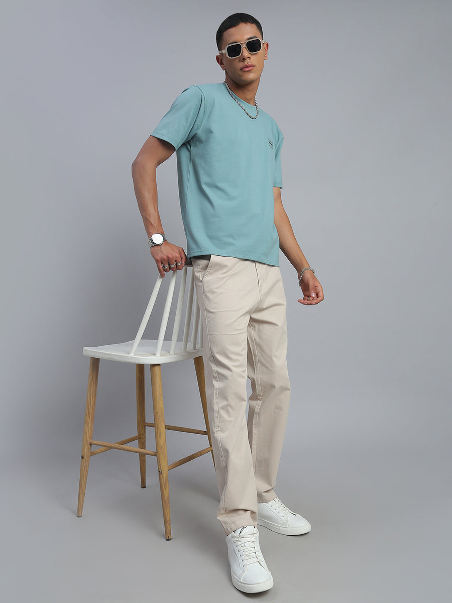 Dusty Mint Polo Cotton T-Shirt