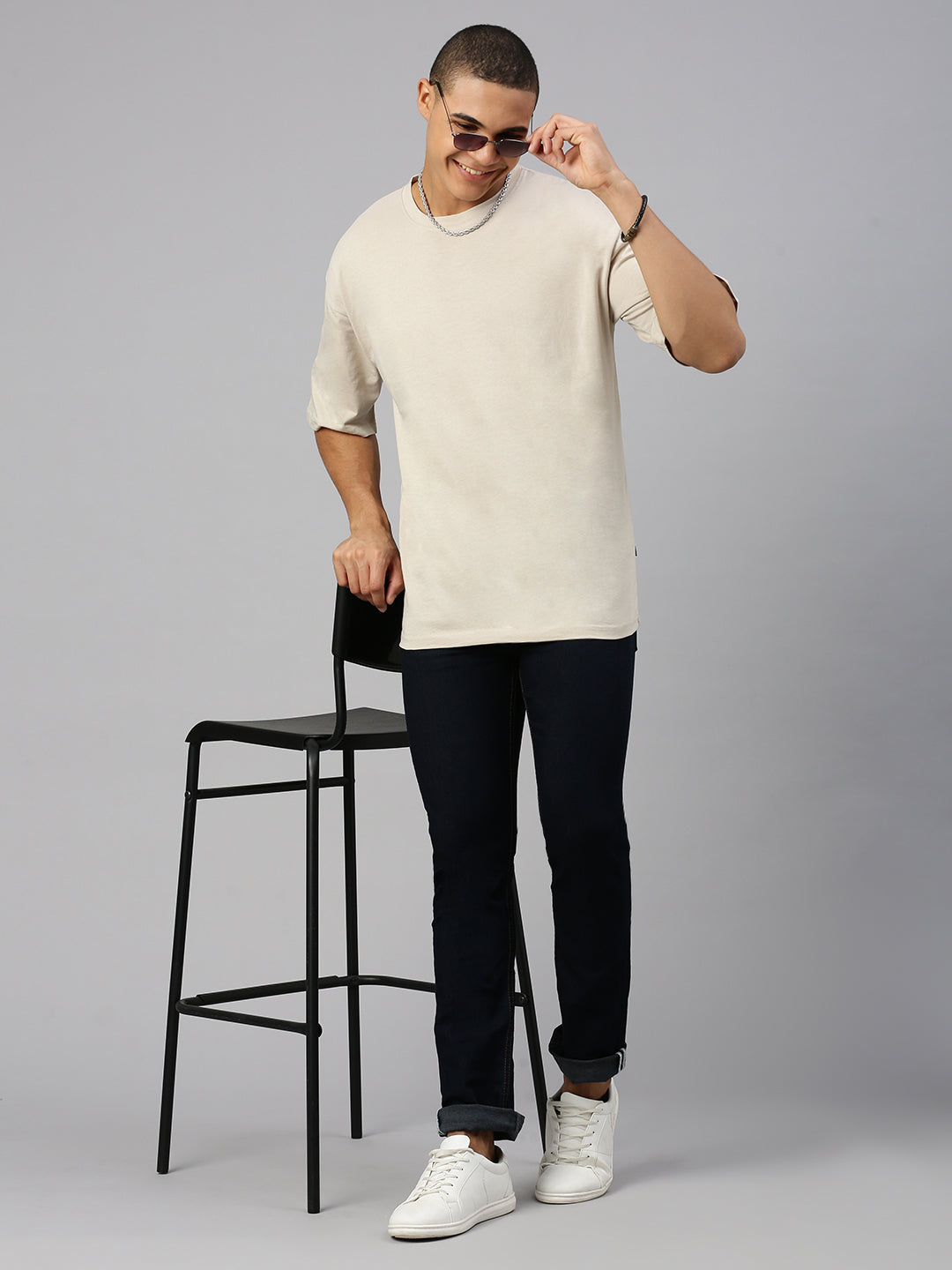 Dark Blue Raw Wash Comfort Jeans