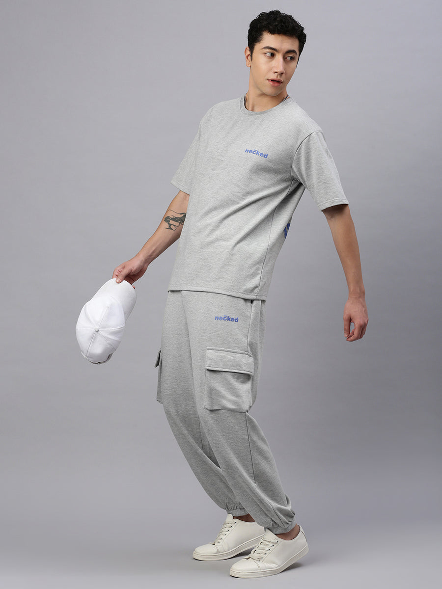Light Gray Cotton Oversize Lower