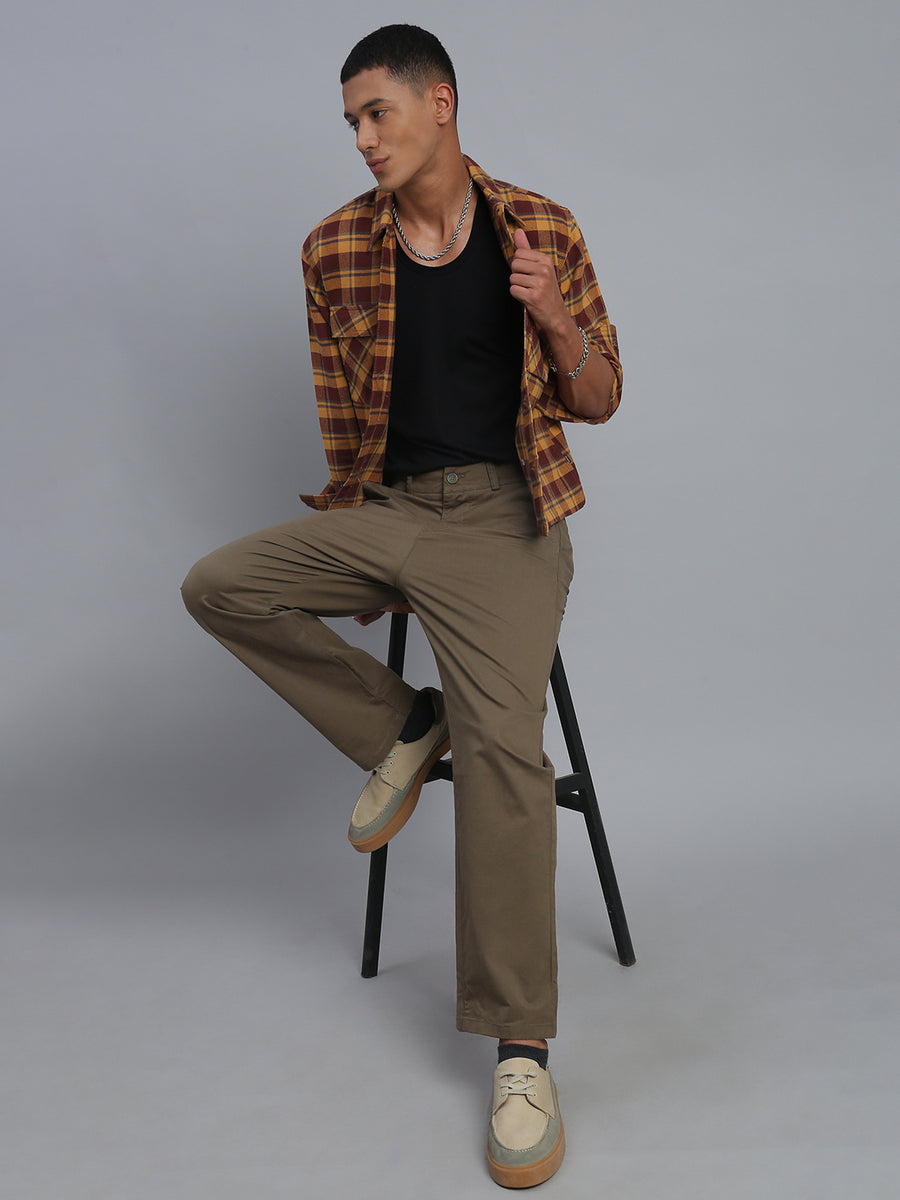 Army Straight Fit Chinos Paint