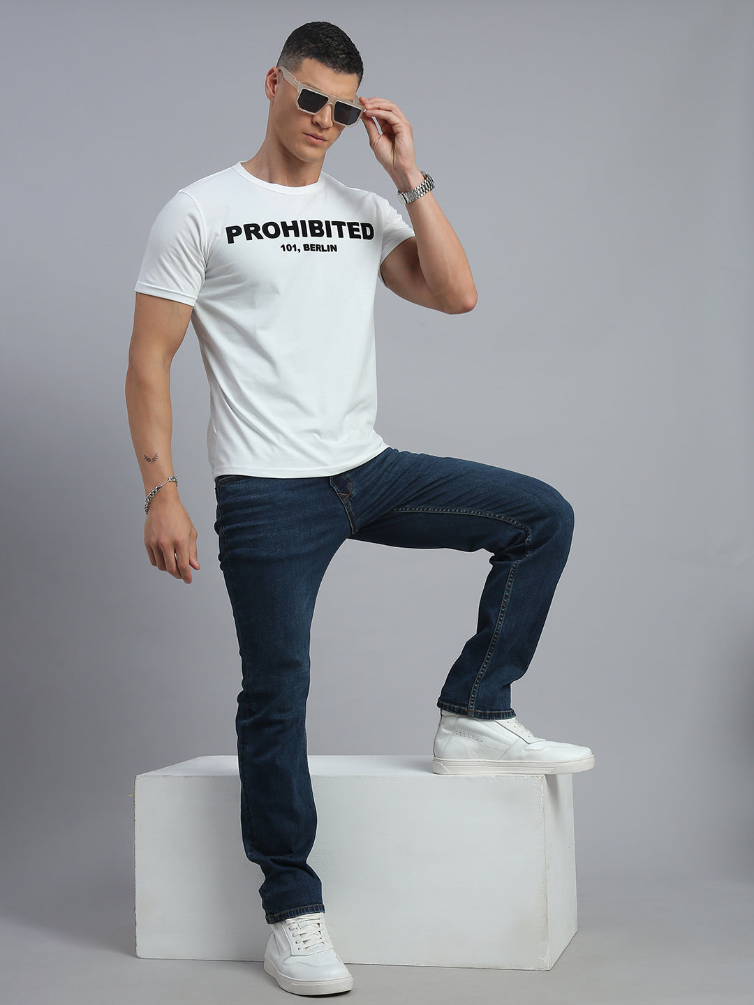 White Polo Cotton T-Shirt