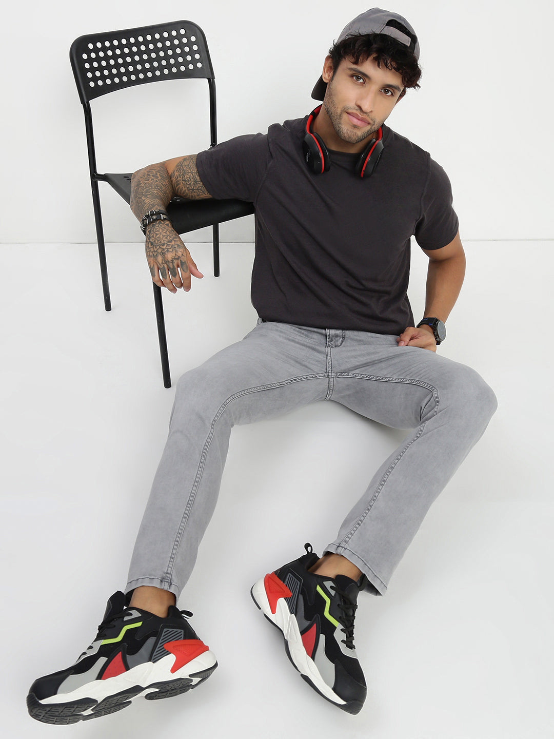 Light Gray  Slim Fit  Jeans