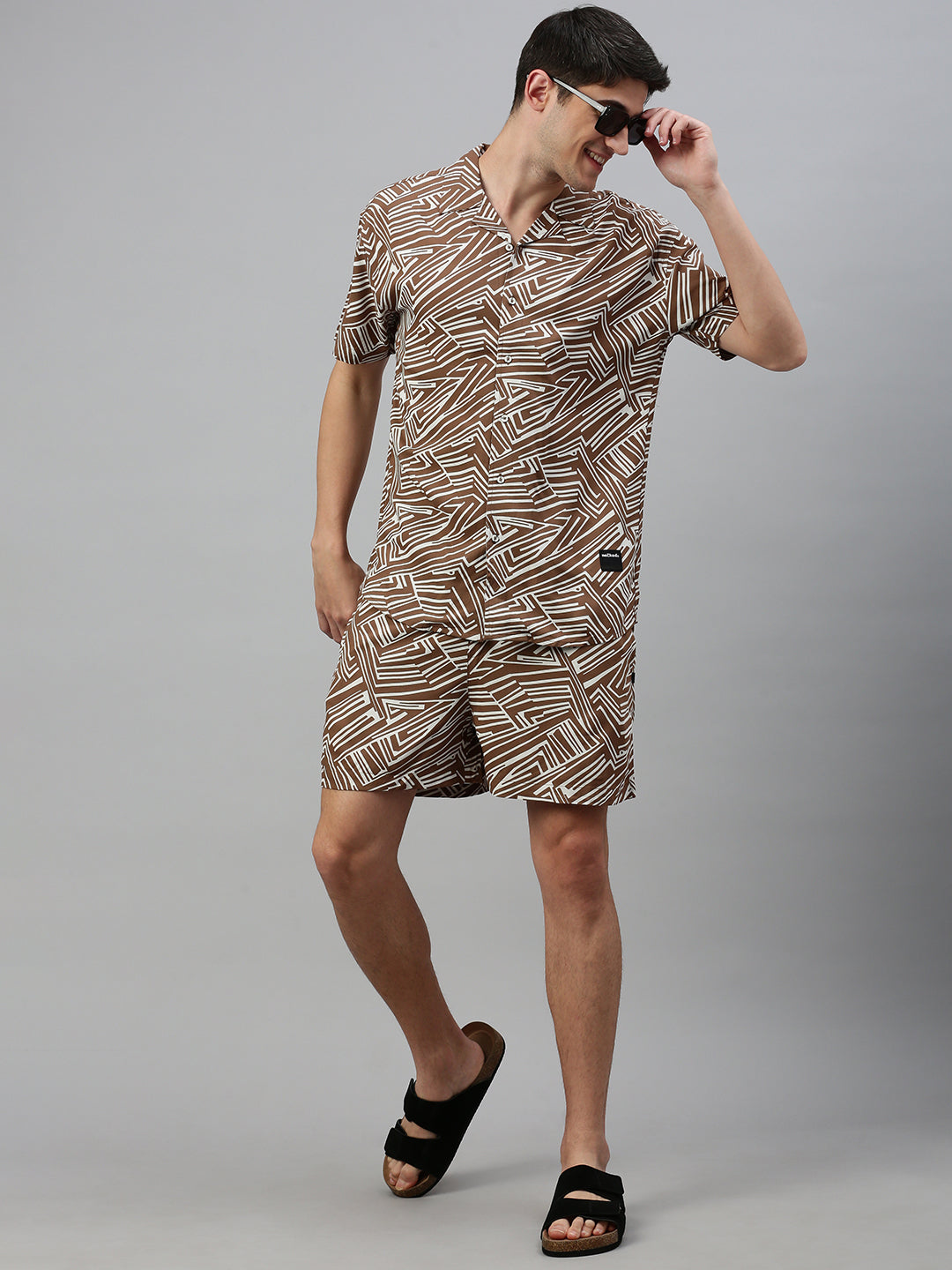 Printed Regular Fit Co-Ords For Men’s