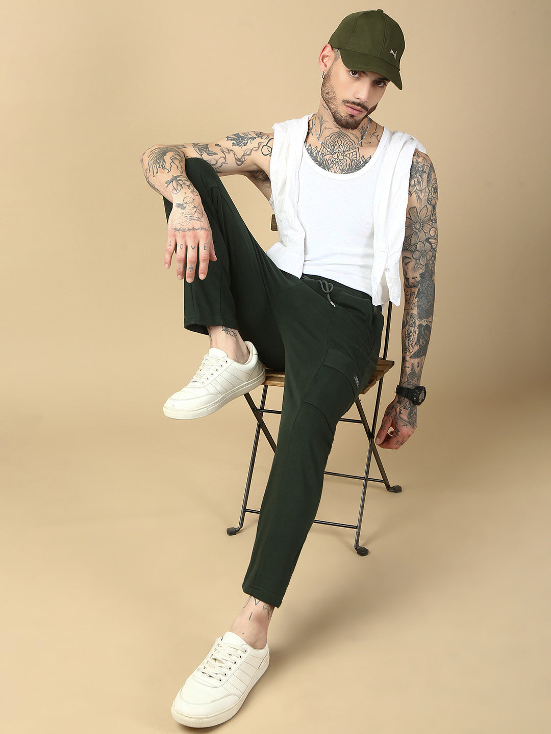 Loopknit Bottle Green Relax Lower