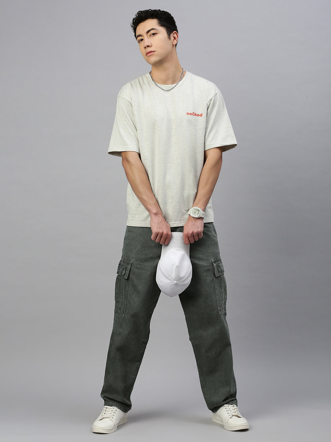 Evergreen Fog Loose Fit Cargo