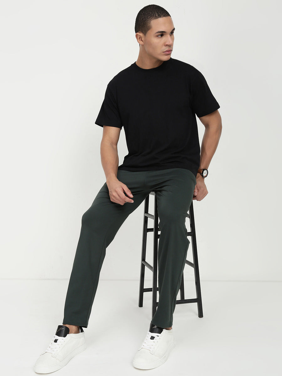 Green  Relax Fit Cross Pocket Lower