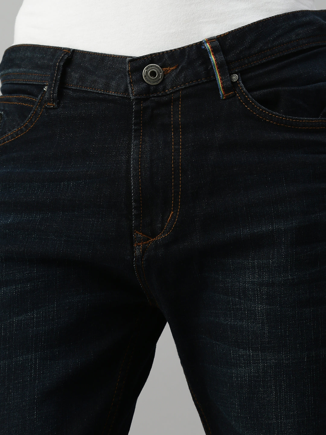Dark Blue Vintage Selvedge Slim Fit Stretchable Jeans