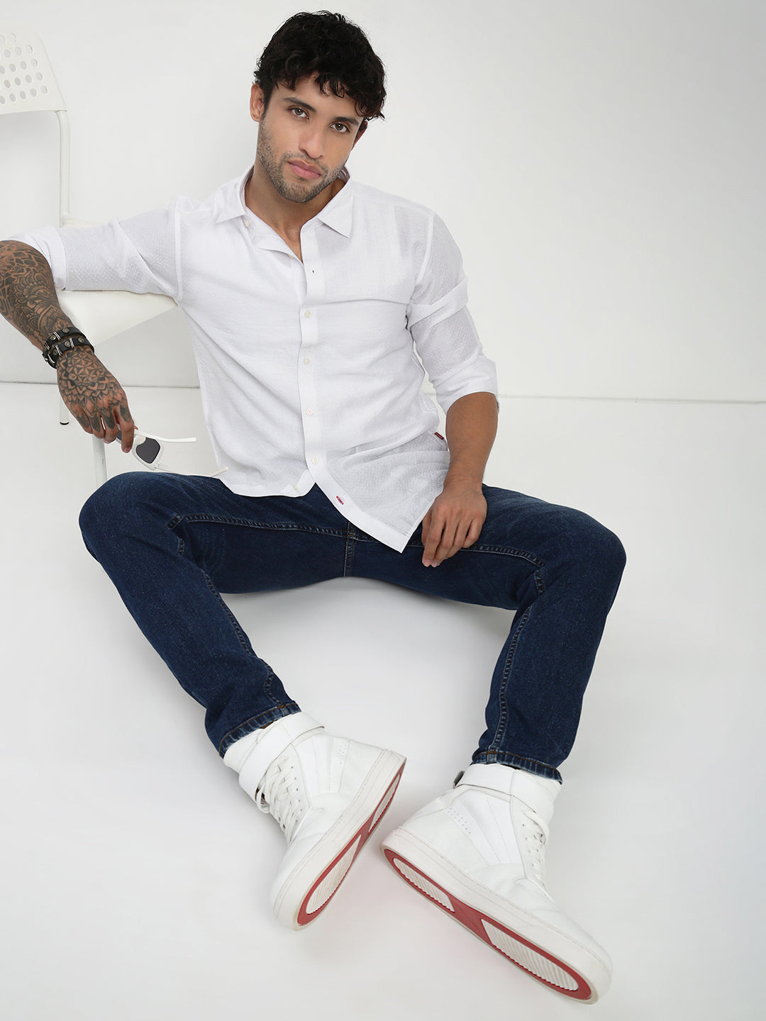 Blue Slim Fit Stretchable Jeans