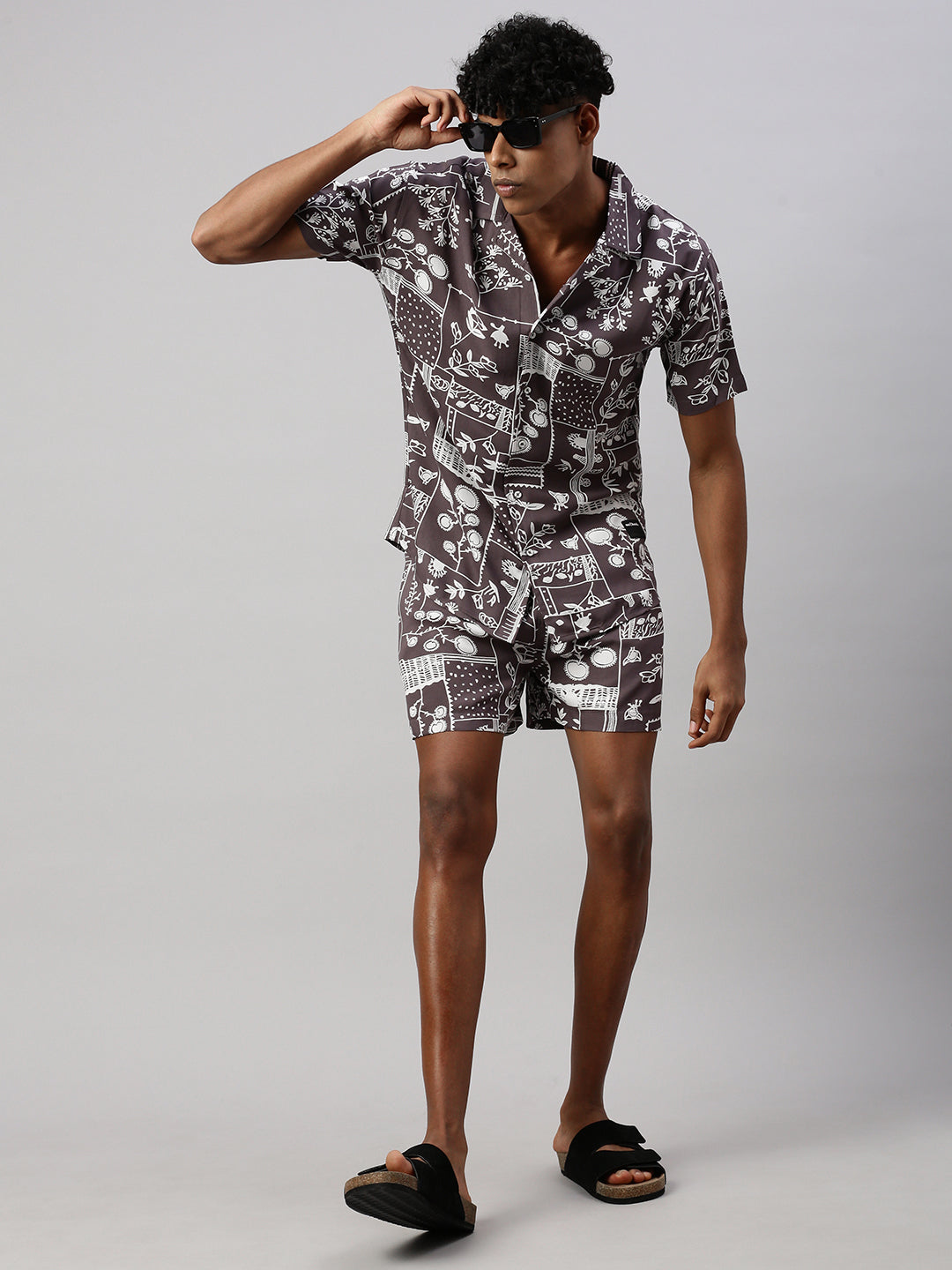 Printed Regular Fit Co-Ords For Men’s