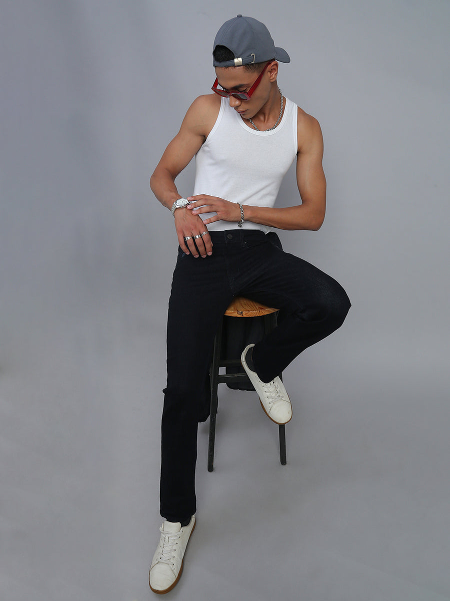 Dark Blue Comfort Slim Fit Stretchable Jeans