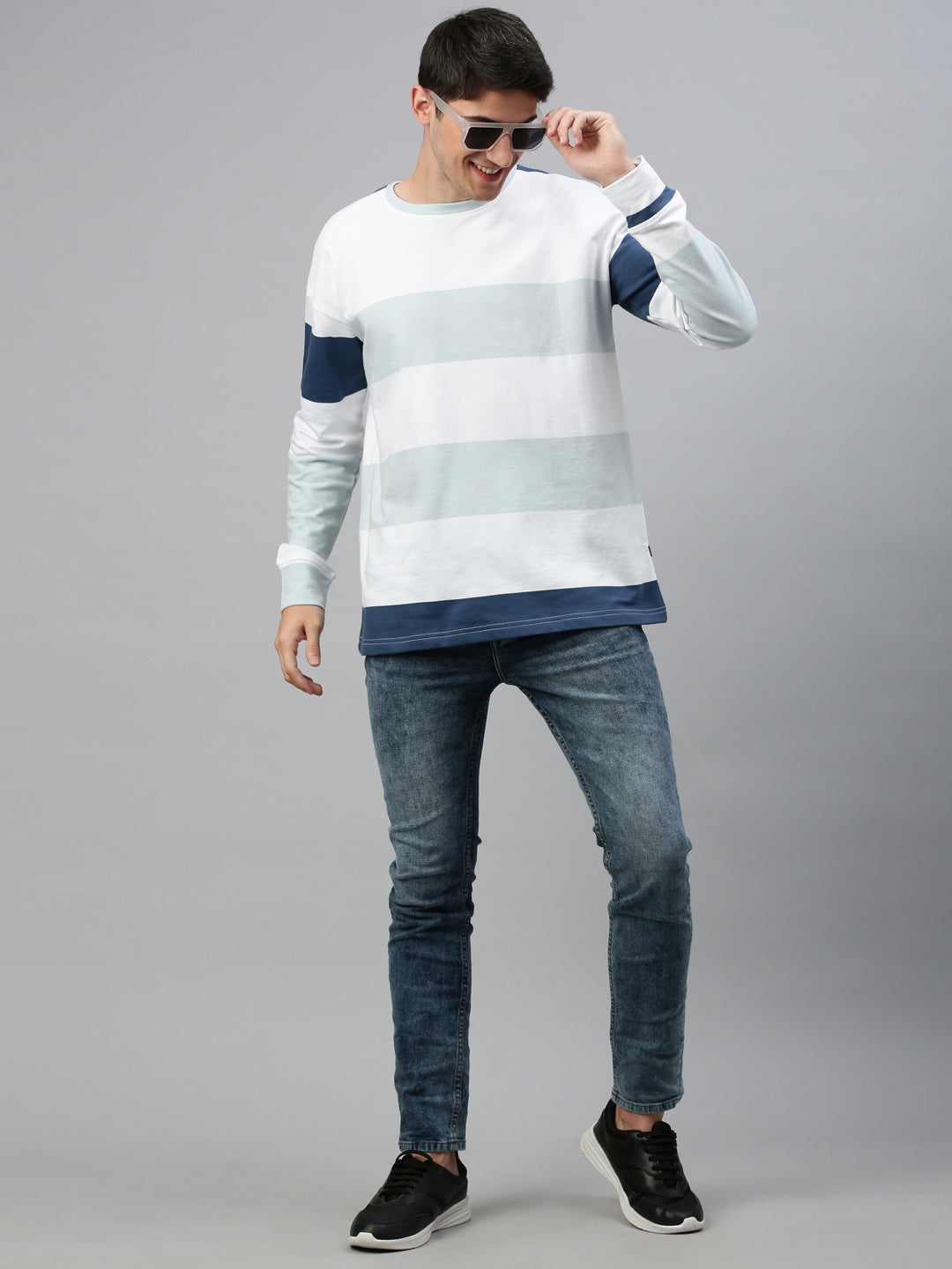 Stripe Sweat Shirt