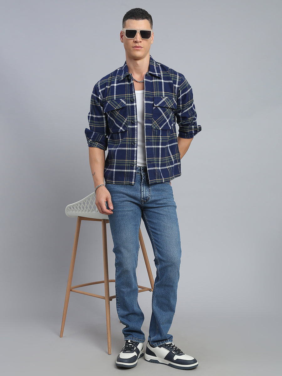 Blue Comfort Slim Fit Stretchable Jeans