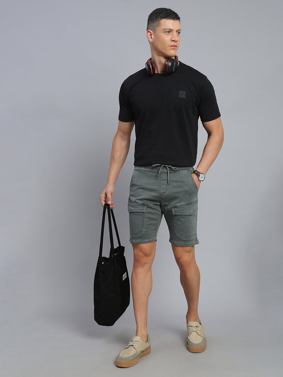 Sage Green Comfort Fit Shorts
