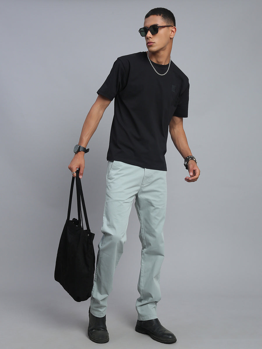 Sky Gray Comfort Slim Fit Chinos Paint