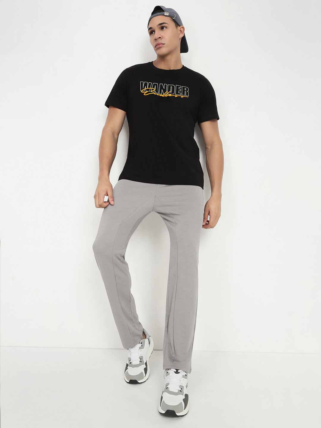 Grey  Relax Fit Cross Pocket Lower