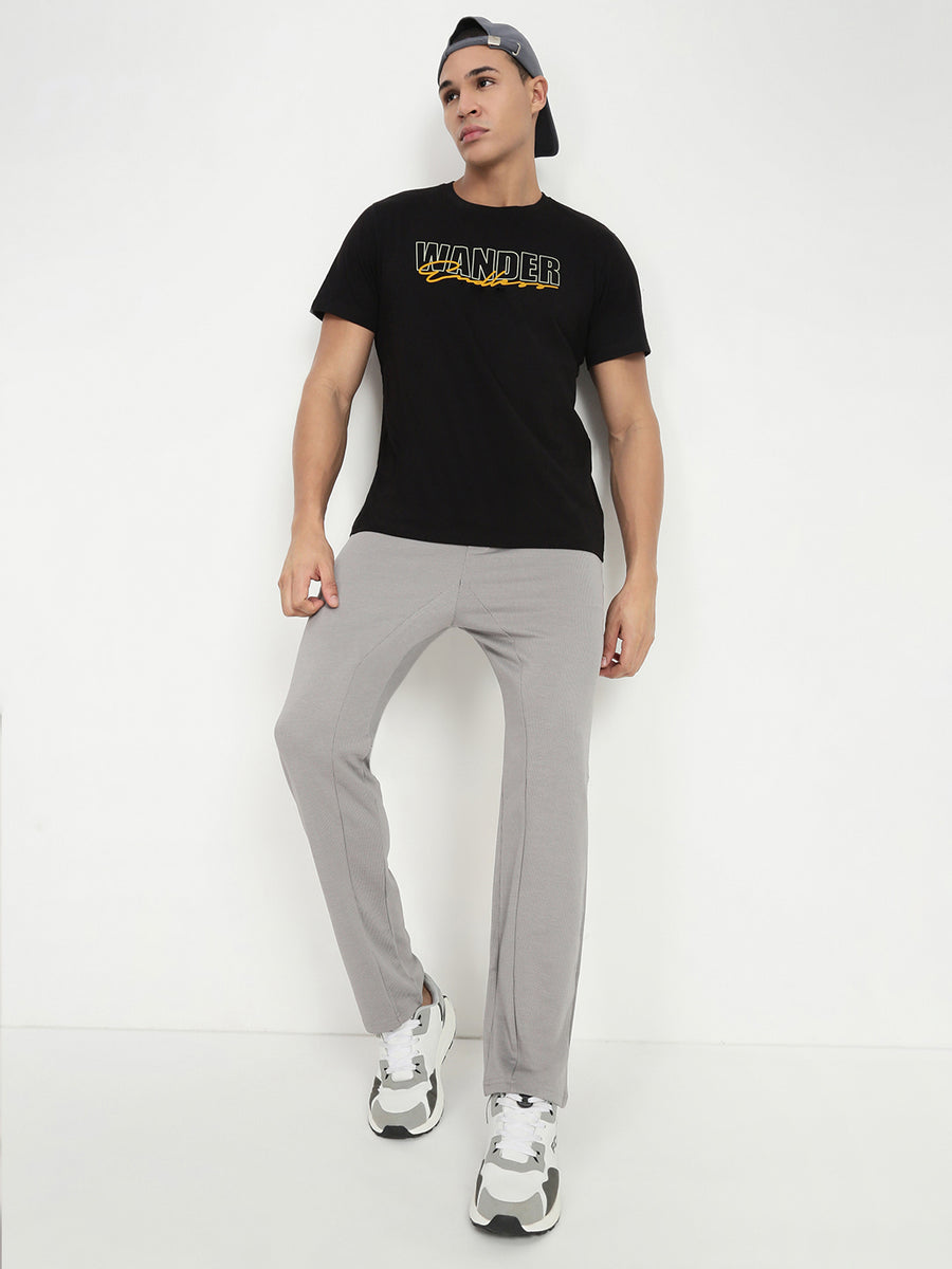 Grey  Relax Fit Cross Pocket Lower