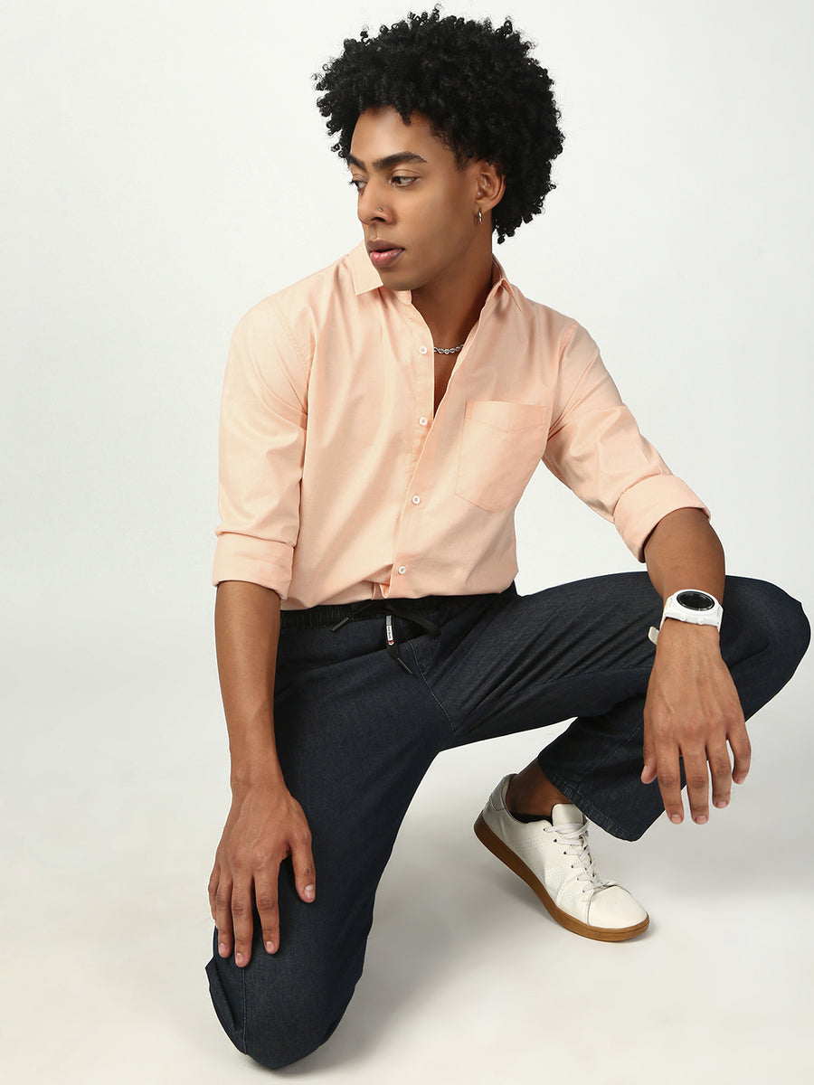 Vintage Blue Relax Fit Cross Pocket Cotton Pant