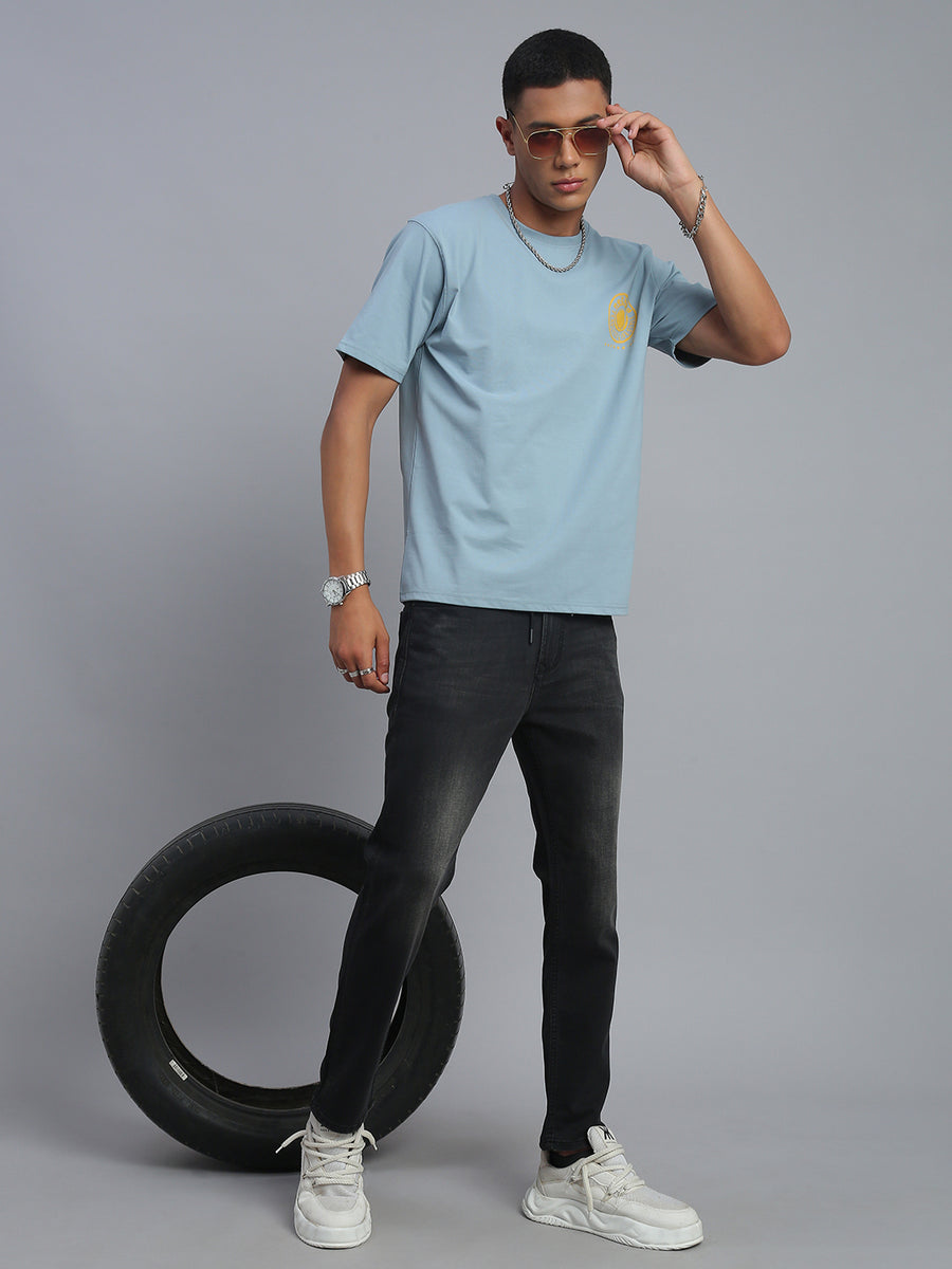 Carbon Black Relax Fit Stretchable Jeans