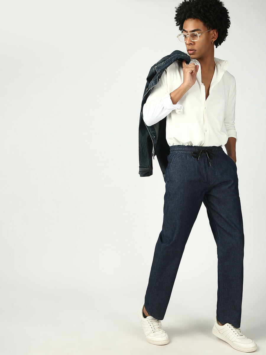 Raw Blue Relax Fit Cross Pocket Cotton Pant