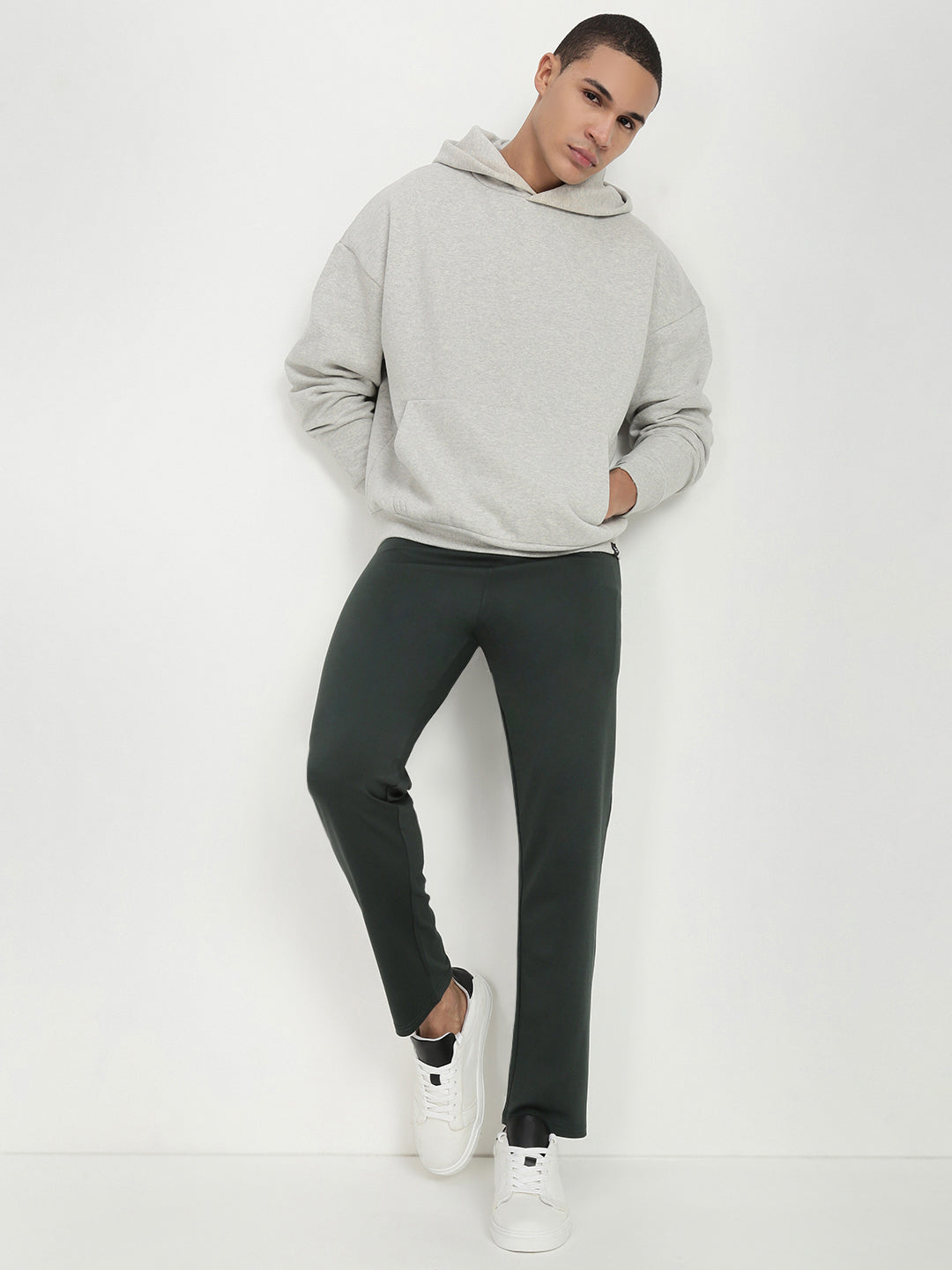 Bottel Green Cross Pocket Regular Fit Lower