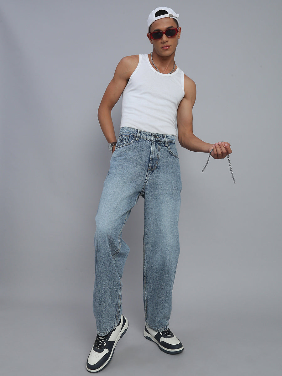 Cloud Blue Ultra Baggy Fit Jeans