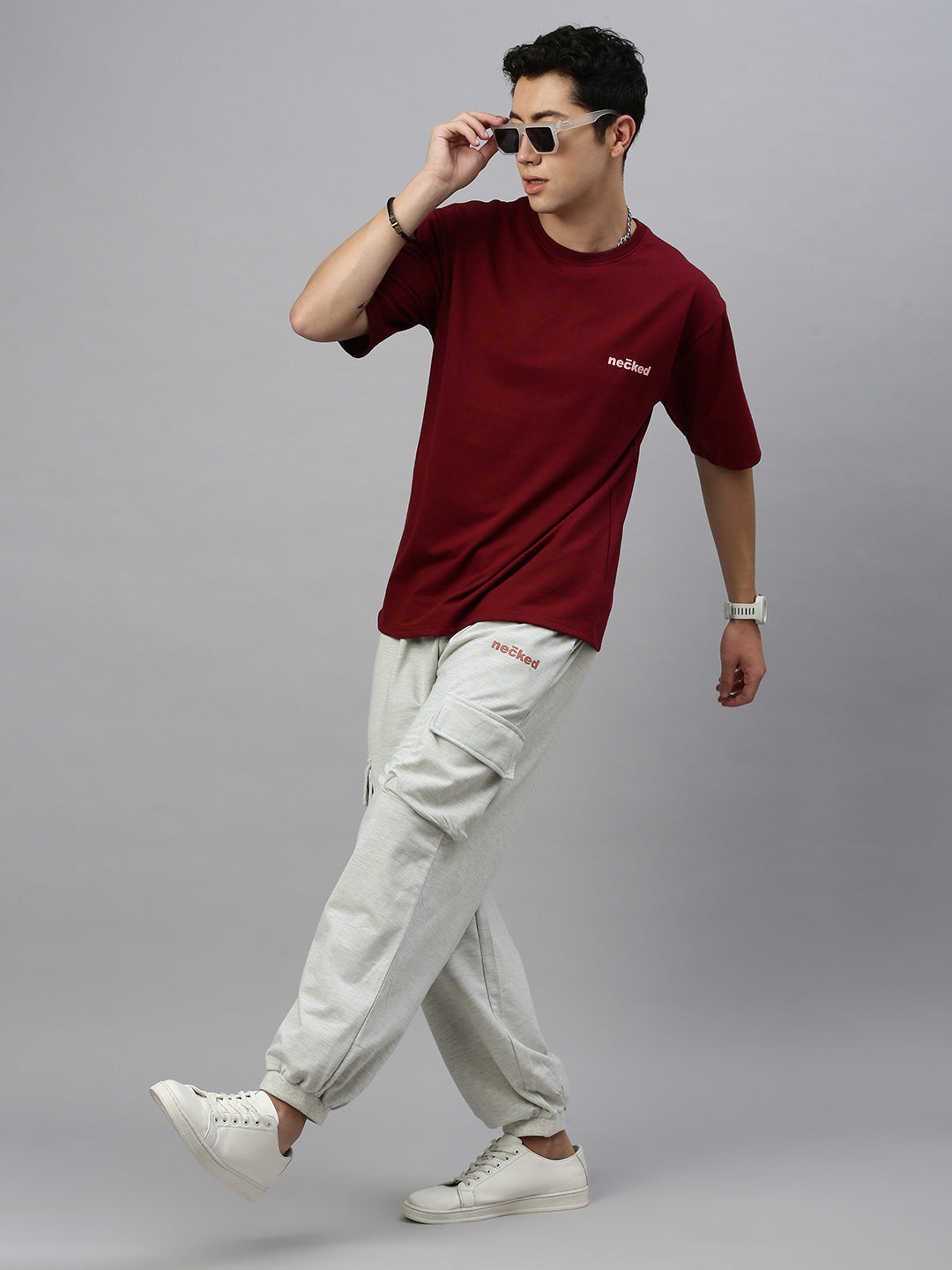 Off White Cotton Oversize Lower