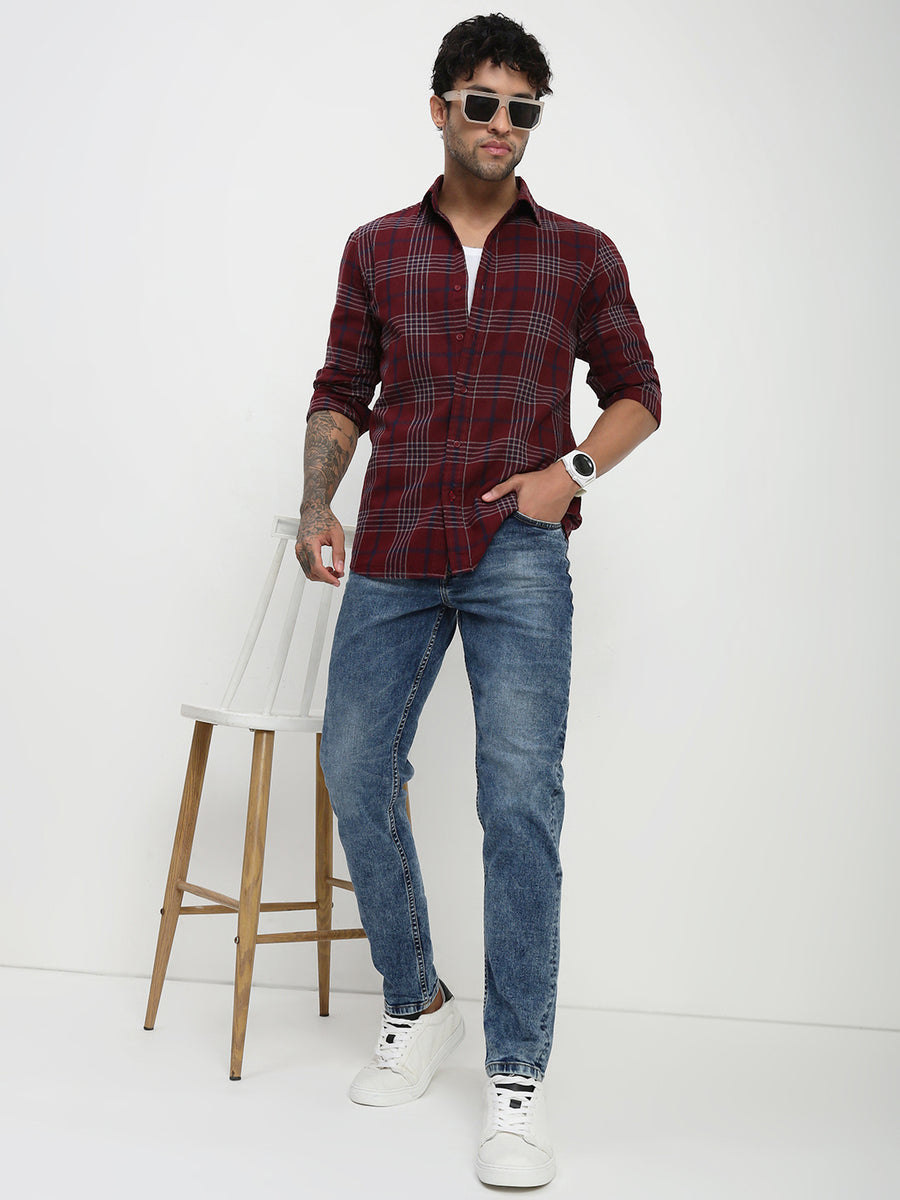 Mild Blue Slim Fit Stretchable Jeans
