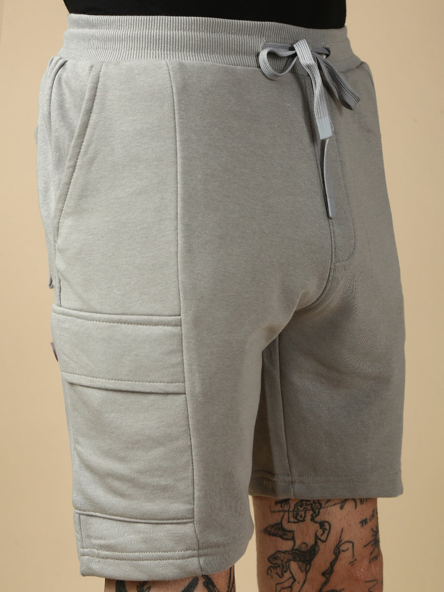 Grey Relax Fit Shorts