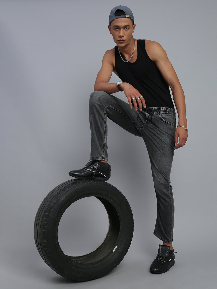 Vintage Blue Relax Fit Stretchable Jeans