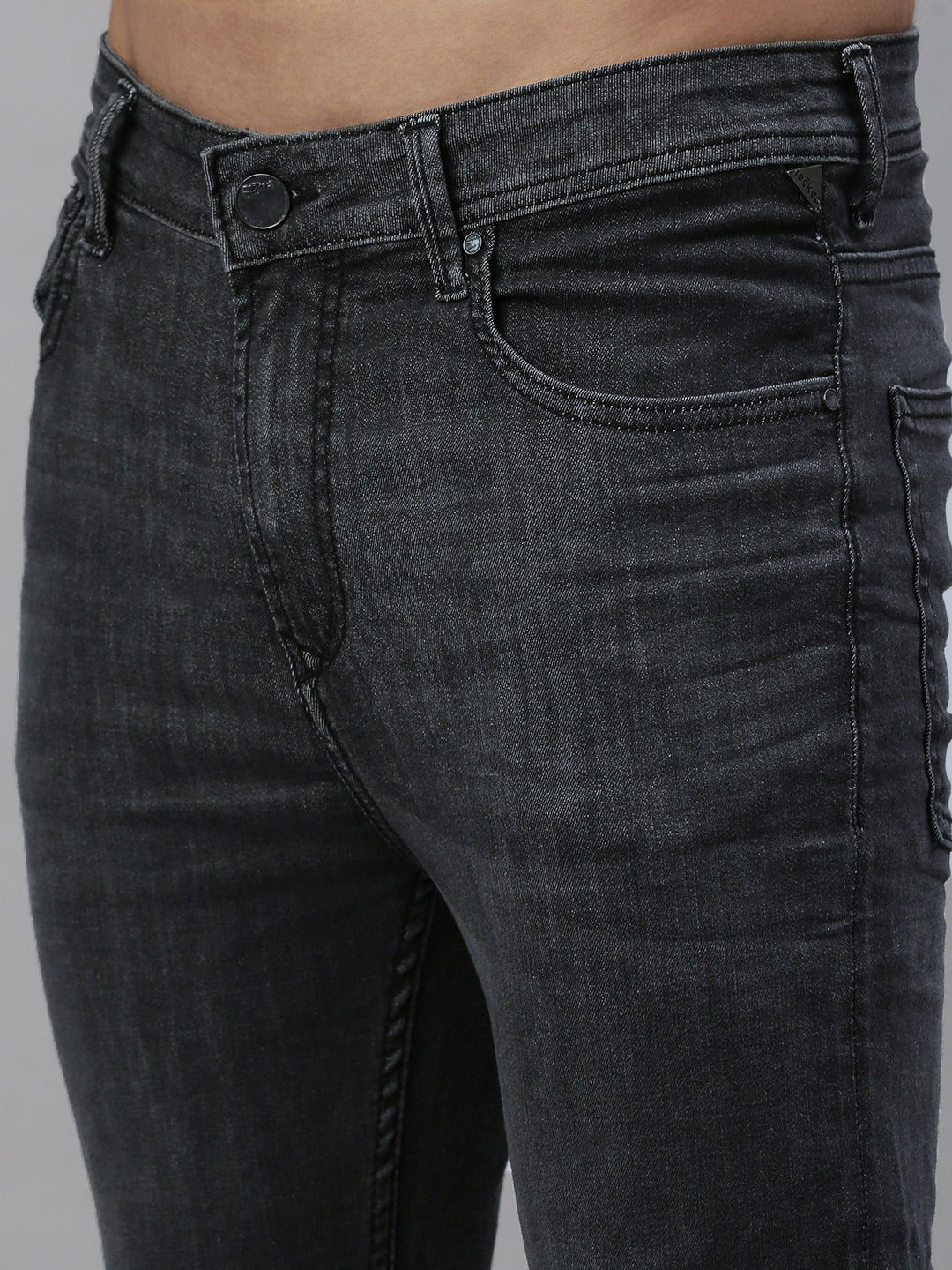 Dark Vintage Gray Skinny Stretchable Jeans