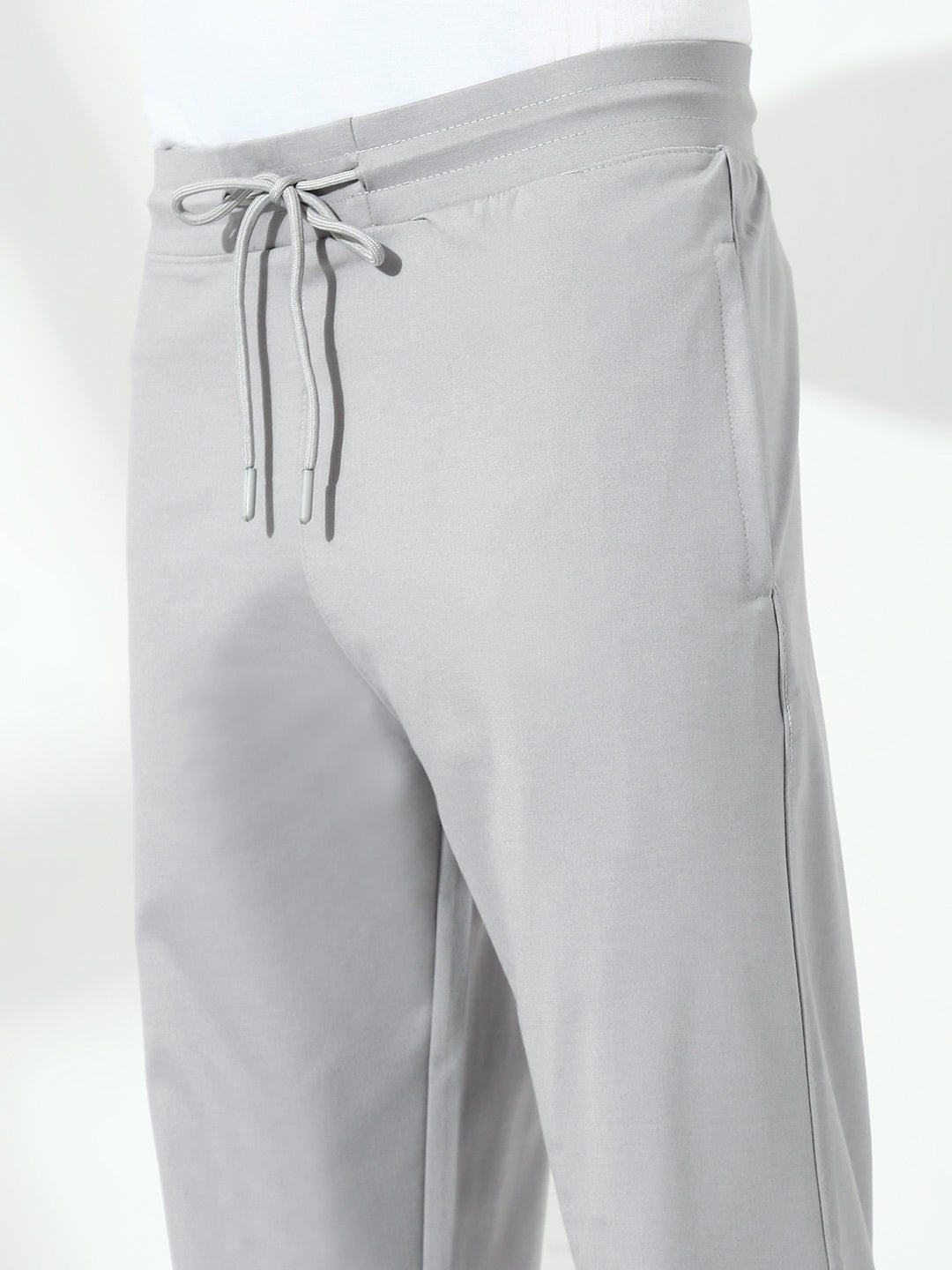 Light Grey Cross Pocket Regular Fit Lower