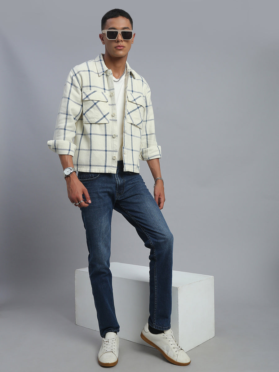 Blue Comfort Slim Fit Stretchable Jeans